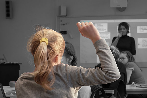 Klasseværelse i dialog gennem TalkWall