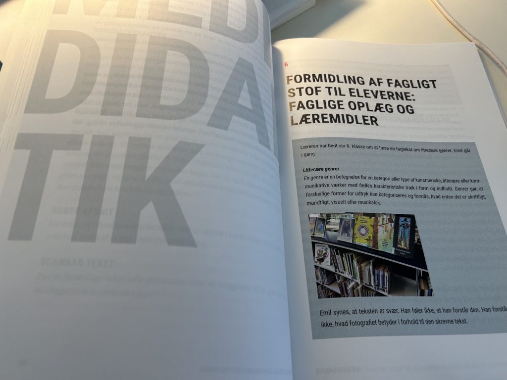 Bogforside for Mediedidaktik i teori og praksis