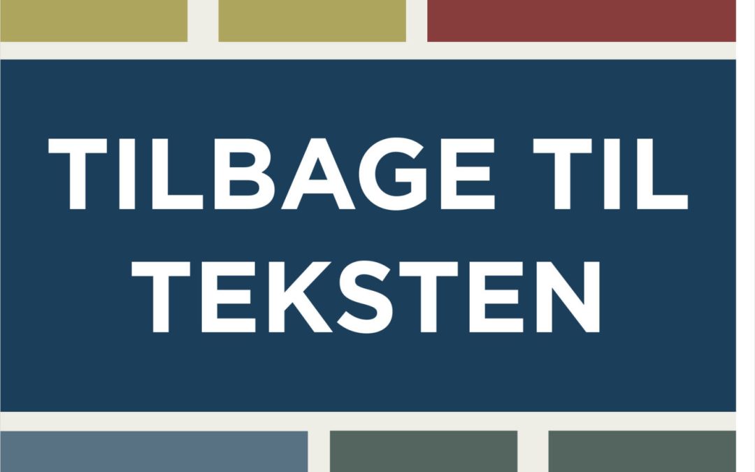Tilbage til teksten